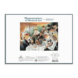 Luncheon of the Boating Party Meowsterpiece 1000 Piece Jigsaw Puzzle Galison (ONLINE ORDER ONLY)