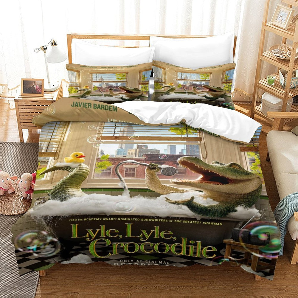 Lyle Lyle Crocodile Bedding Set Pattern Quilt Cover (Online Order Only)
