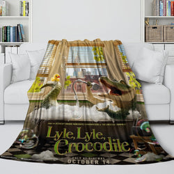 Lyle Lyle Crocodile Blanket Pattern Flannel Throw Room Decoration (Online Order Only)