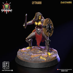 3D Printed Clay Cyanide Githyanki Warriors Set 28 32 mm D&D (Online Only)