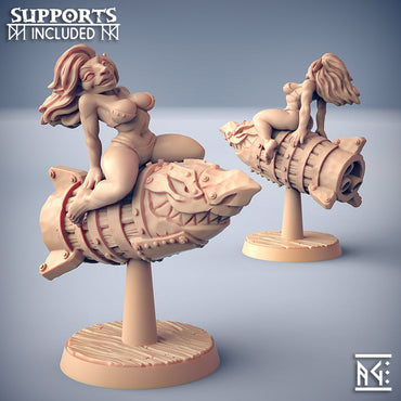 3D Printed Artisan Guild Lyzz Kaboom - Goblin Beauty Sparksoot Goblin Set 28mm 32mm (Online Only)