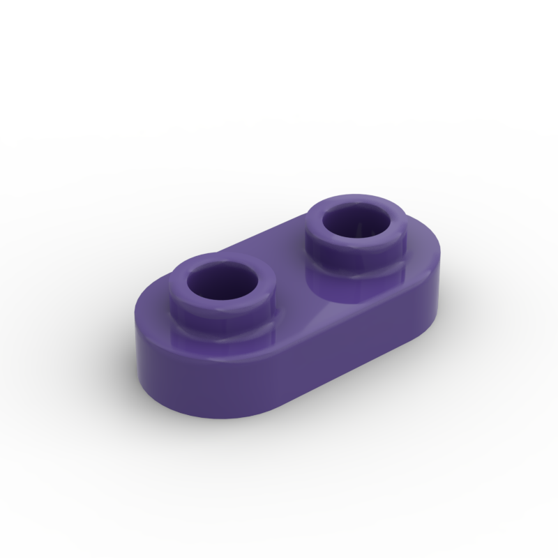 1×2 Rounded Plate w/ Open Stud – Pack of 10 – LEGO® Compatible – Choose Color (ONLINE ORDER ONLY)