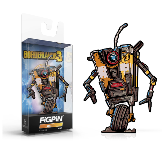 FiGPiN mini: Borderlands 3 - Claptrap #M40 (ONLINE ORDER ONLY)