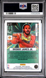 Graded 2024 Panini Donruss Bronny James #11 Net Marvels Rookie RC Basketball Card PSA 10 Gem Mint (ONLINE ORDER ONLY)