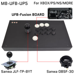 FightBox M8 Arcade Joystick Game Controller for PC/PS/XBOX/SWITCH (Online Only)