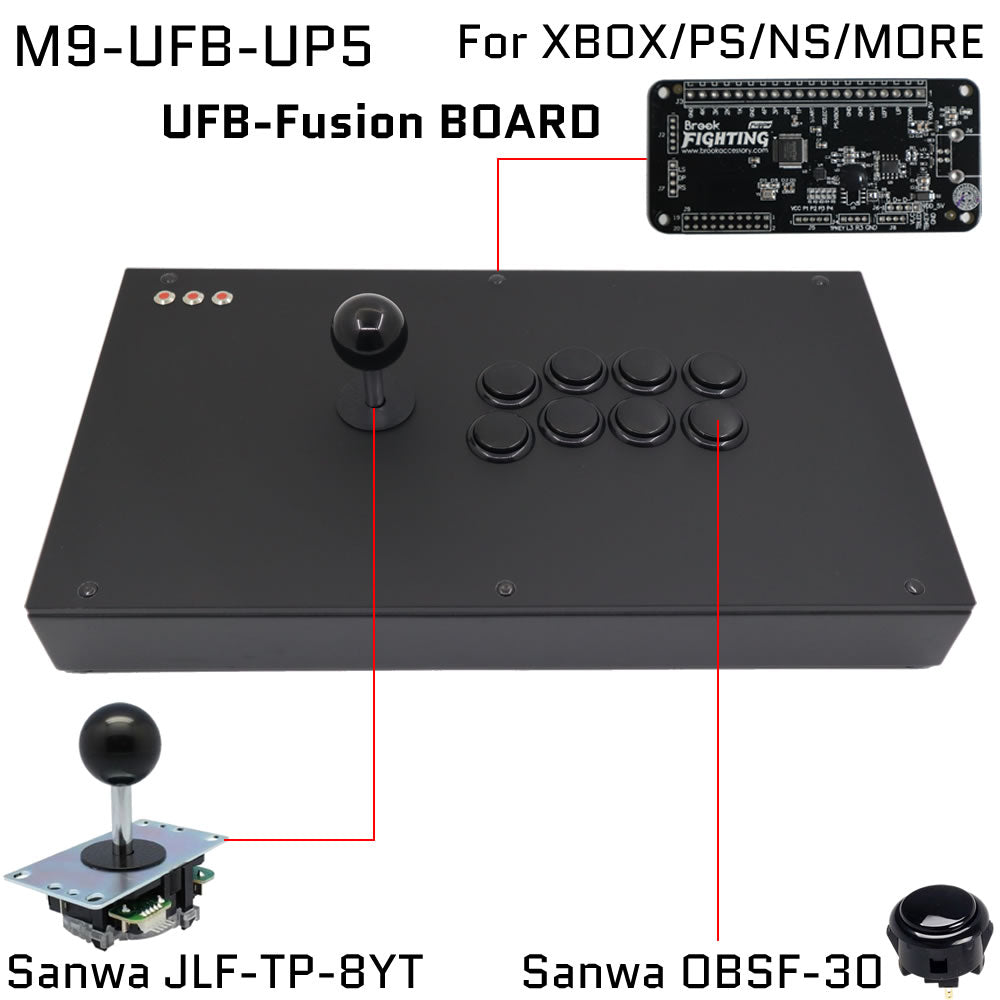 FightBox M9 Arcade Joystick Game Controller for PC/PS/XBOX/SWITCH (Online Only)