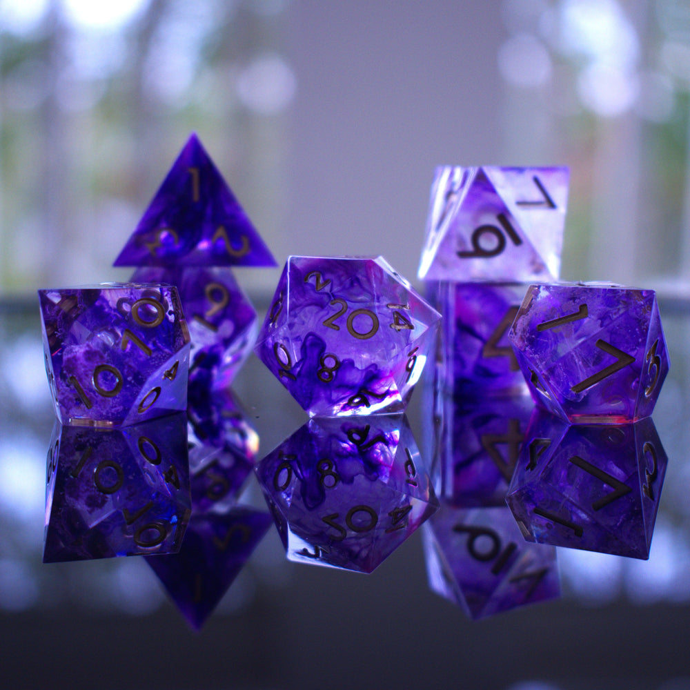 Mage Hand Sharp-Edged Resin Dice Set (ONLINE ORDER ONLY)