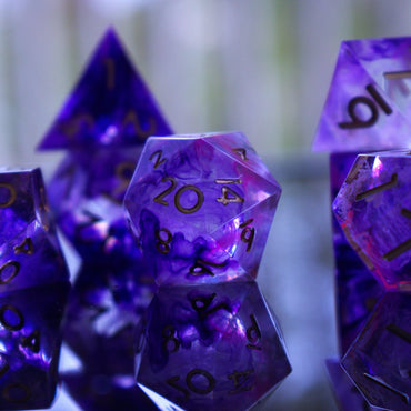 Mage Hand Sharp-Edged Resin Dice Set (ONLINE ORDER ONLY)