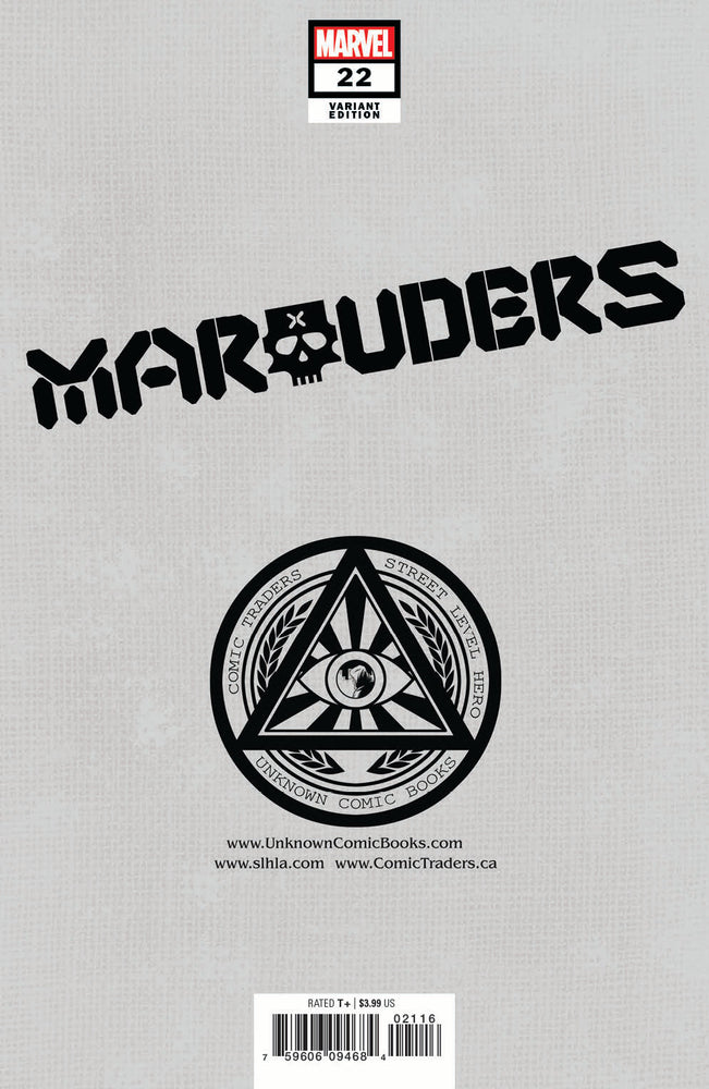 Marauders #22 Unknown Comics Stephen Segovia Exclusive Var (07/21/2021) (Online Order Only)