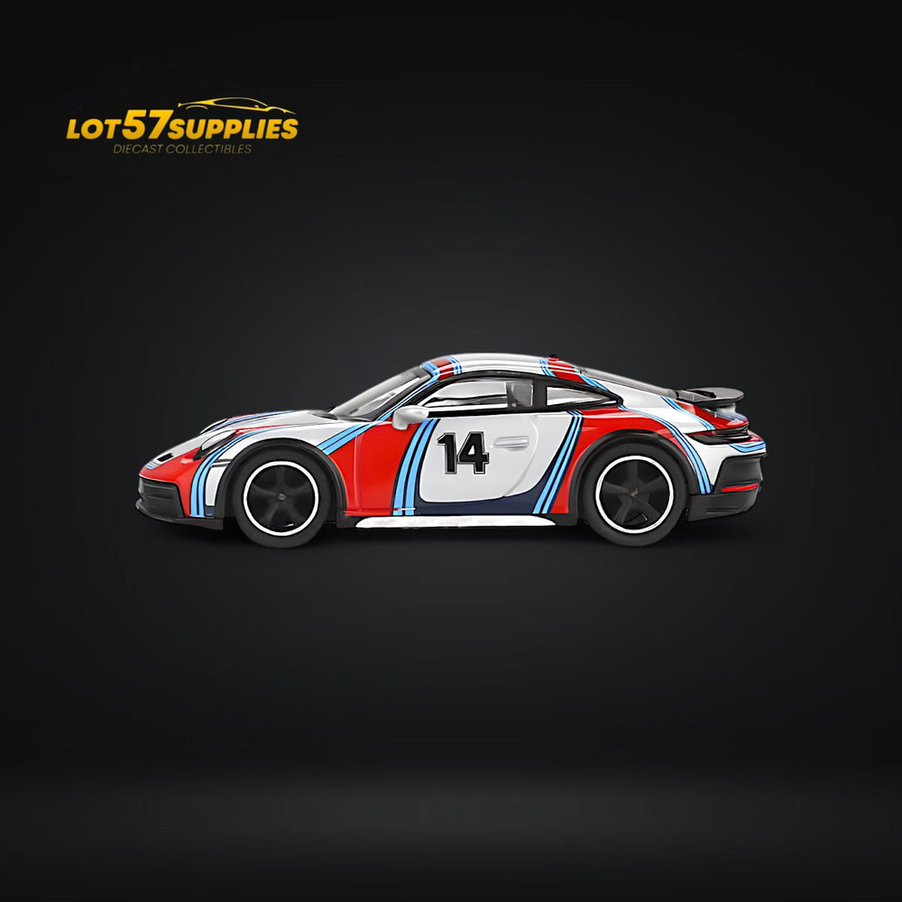 (Pre-Order) Mini-GT Porsche 911 Dakar “Rally 1974” Ice Grey Metallic 1:64 MGT00964 (ONLINE ORDER ONLY)