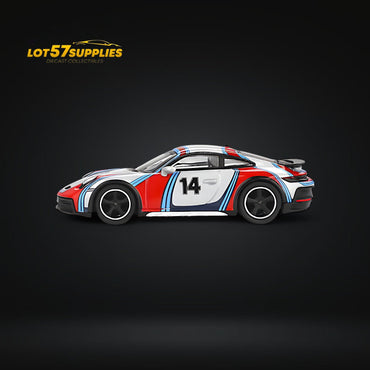 (Pre-Order) Mini-GT Porsche 911 Dakar “Rally 1974” Ice Grey Metallic 1:64 MGT00964 (ONLINE ORDER ONLY)