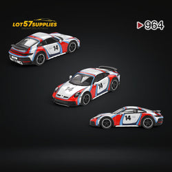 (Pre-Order) Mini-GT Porsche 911 Dakar “Rally 1974” Ice Grey Metallic 1:64 MGT00964 (ONLINE ORDER ONLY)
