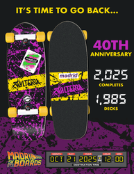 40th Anniversary Limited Edition Madrid Valterra Skateboard (ONLINE ORDER ONLY)