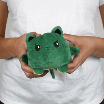 TeeTurtle Reversible Cat: Avo-Cat-O Plushmate (Mini) (ONLINE ORDER ONLY)