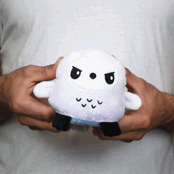 TeeTurtle Reversible Owl: Blue/Purple Plushmate (Mini) (ONLINE ORDER ONLY)