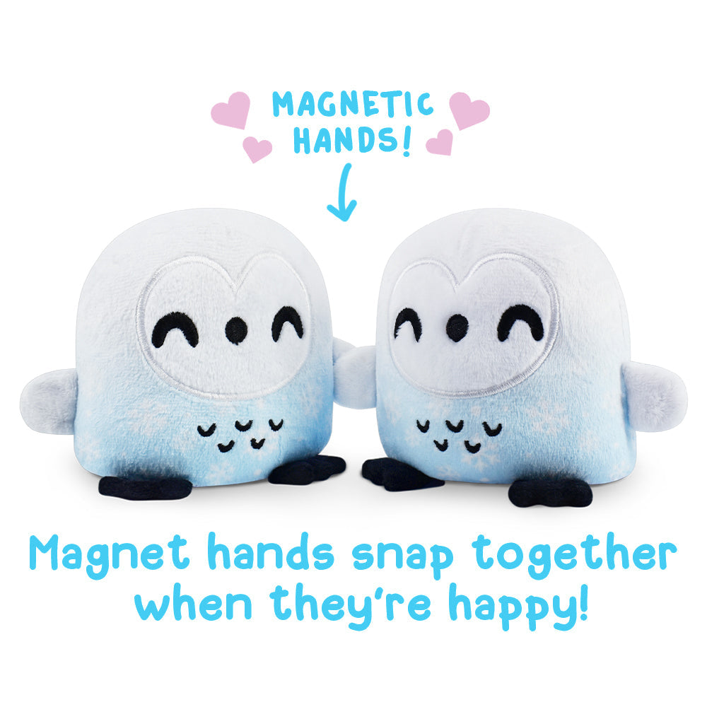 TeeTurtle Reversible Owl: Blue/Purple Plushmate (Mini) (ONLINE ORDER ONLY)