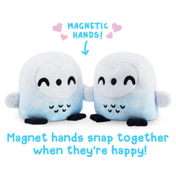 TeeTurtle Reversible Owl: Blue/Purple Plushmate (Mini) (ONLINE ORDER ONLY)
