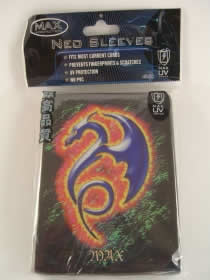 MAX7060LTBDB Blue Tribal Dragon Sleeves (50) by Max Protection (ONLINE ORDER ONLY)
