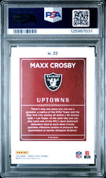 Graded 2024 Panini Donruss Optic Maxx Crosby #22 Uptowns Football Card PSA 10 Gem Mint (ONLINE ORDER ONLY)