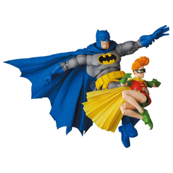 Medicom Toy: Batam: Mafex Batman (Blue Ver.) and Robin (The Dark Knight Returns) #139 (ONLINE ORDER ONLY)