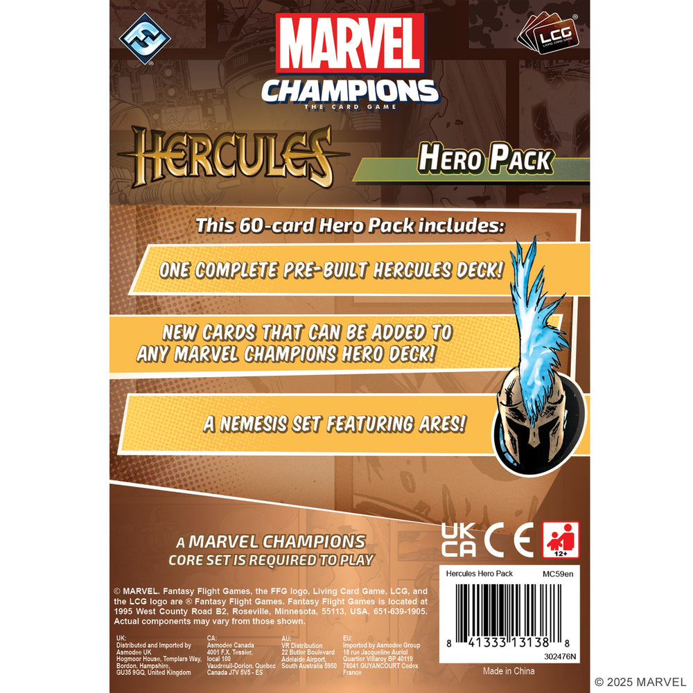 Marvel Champions: The Card Game - Hercules Hero Pack (ONLINE ORDER ONLY)