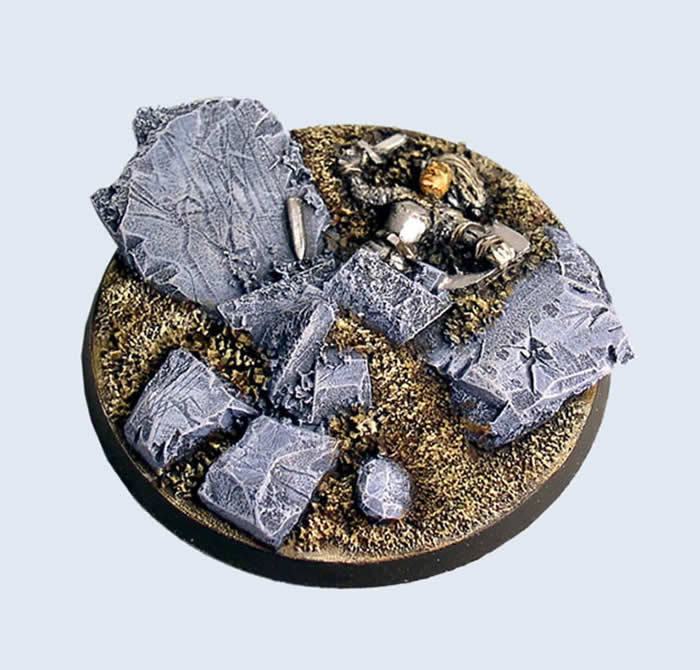 MCAB00125 Ruins Bases Round 60mm Micro Art Studio (ONLINE ORDER ONLY)