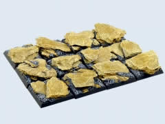 MCAB00202 25x25mm Shale Bases (5) Micro Arts Studio (ONLINE ORDER ONLY)