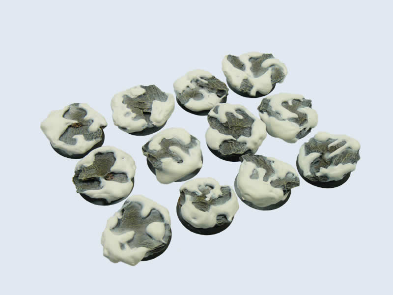 MCAB01821 Winter Shale Bases Round 25mm Micro Art Studio (ONLINE ORDER ONLY)
