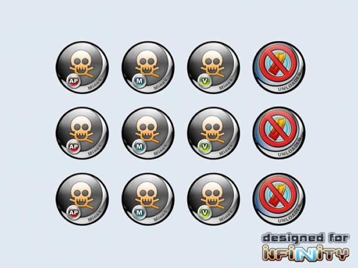 MCAP00043 Infinity Tokens Deployables No.2 Micro Art Studio (ONLINE ORDER ONLY)