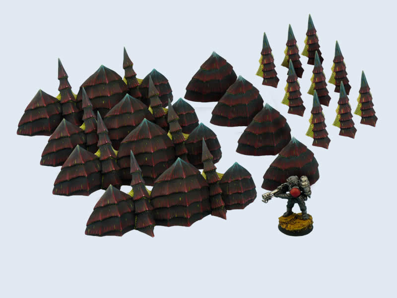 MCAT00068 Hive Fortification Terrain Micro Art Studios (ONLINE ORDER ONLY)