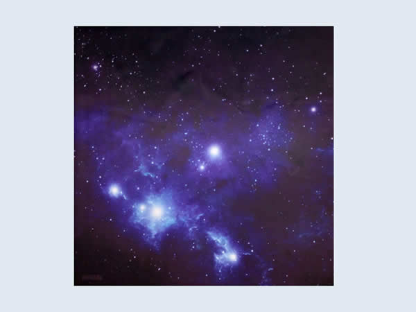 MCAX00007 Blue Space Game Mat 36X36 Micro Art Studio (ONLINE ORDER ONLY)