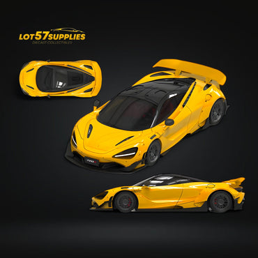(Pre-Order) SUPCAR McLaren 720S - Yellow 1:64 (ONLINE ORDER ONLY)