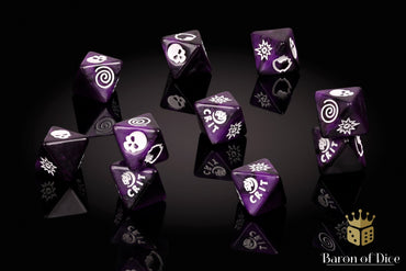 Panther Purple D8 Dice Set