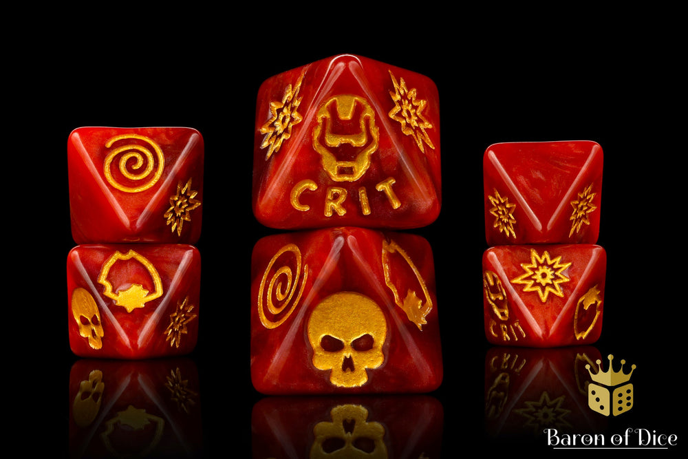 Armored Suit D8 Dice Set (ONLINE ORDER ONLY)