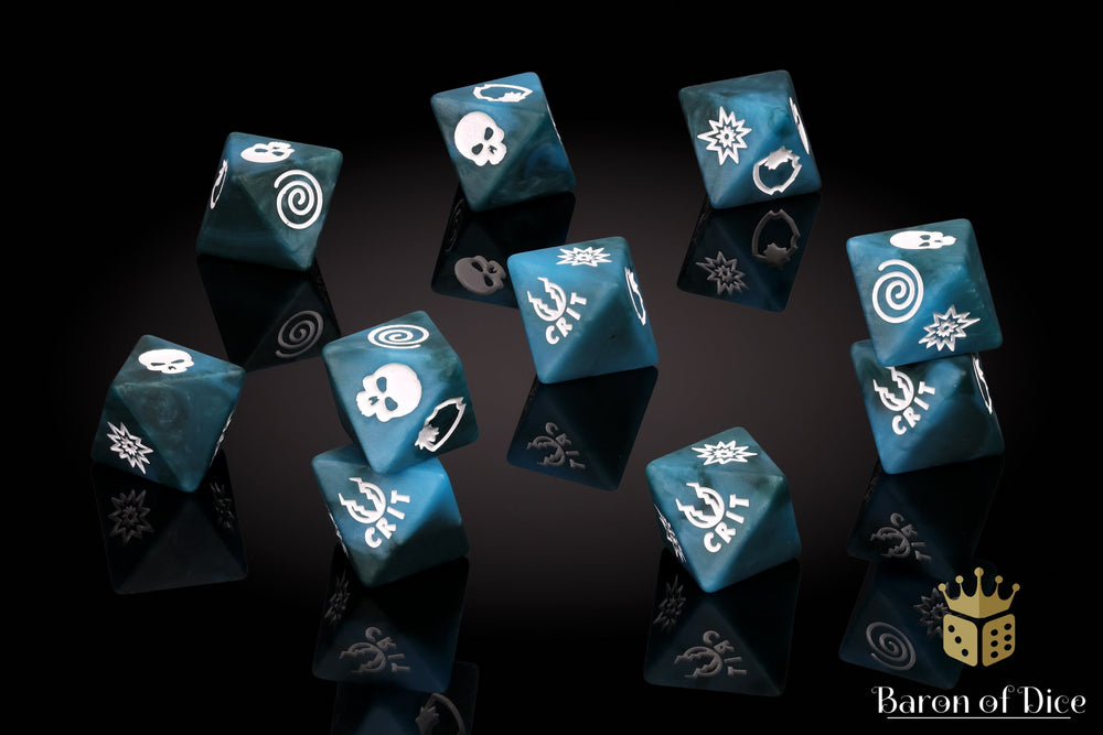 Moon Bolt D8 Dice Set (ONLINE ORDER ONLY)