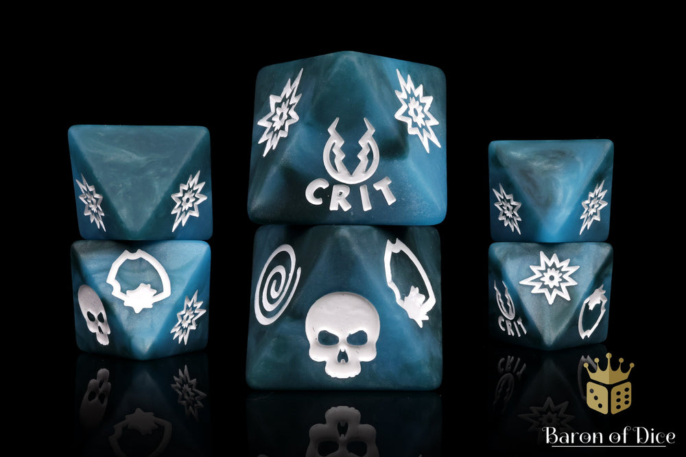 Moon Bolt D8 Dice Set (ONLINE ORDER ONLY)