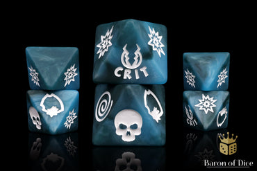 Moon Bolt D8 Dice Set