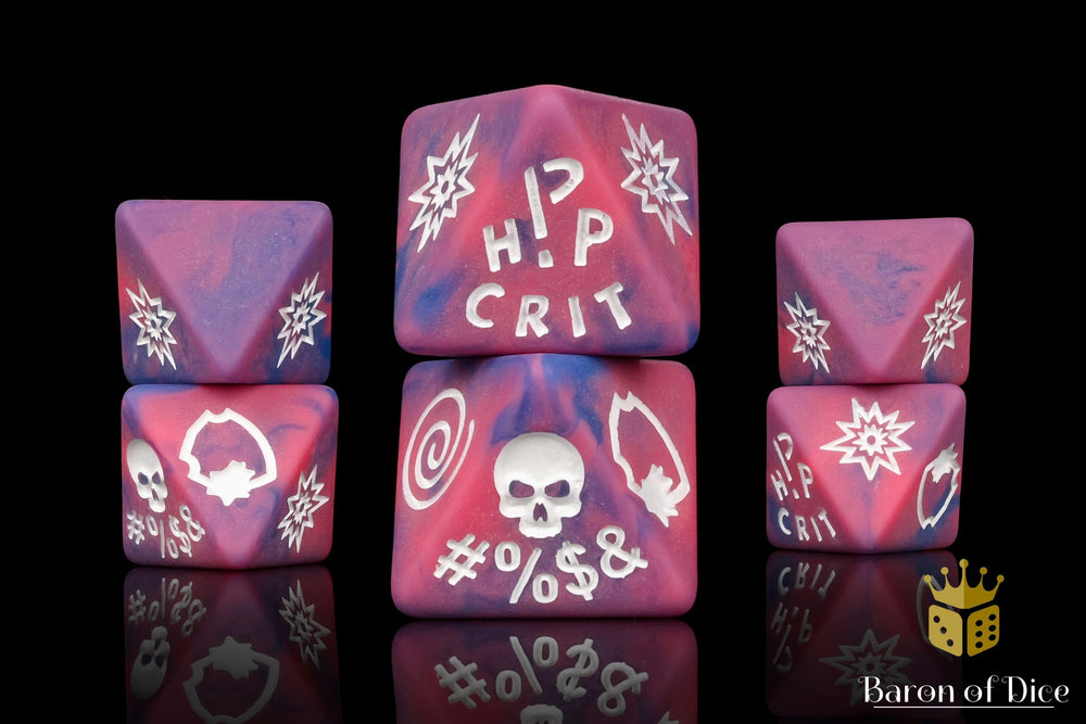 House Party Protocol - D8 Dice Set (ONLINE ORDER ONLY)