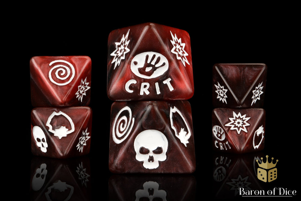 Criminal D8 Dice Set (ONLINE ORDER ONLY)