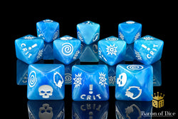 Generic Blue D8 Dice Set (ONLINE ORDER ONLY)
