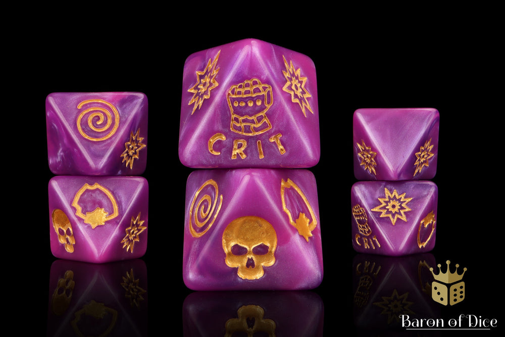 Power Fist D8 Dice Set (ONLINE ORDER ONLY)