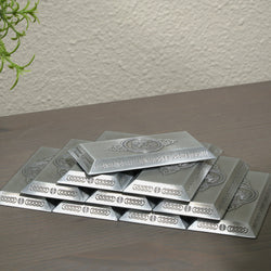 Fantasy Coins - Large Antique Silver Dwarven Bar (1) (ONLINE ORDER ONLY)