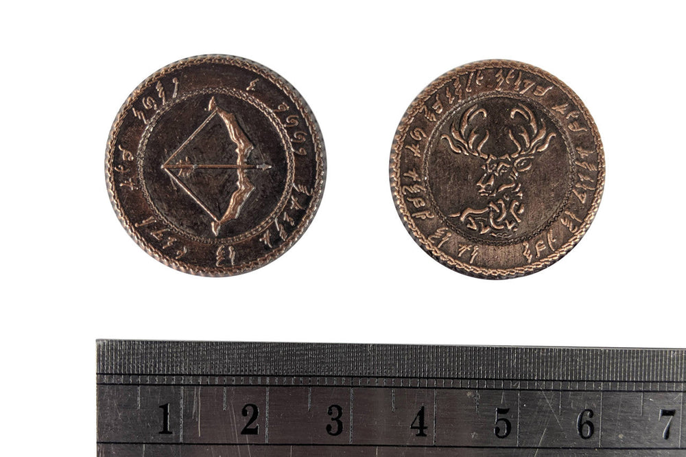 Fantasy Coins - Elven Copper Piece (ONLINE ORDER ONLY)