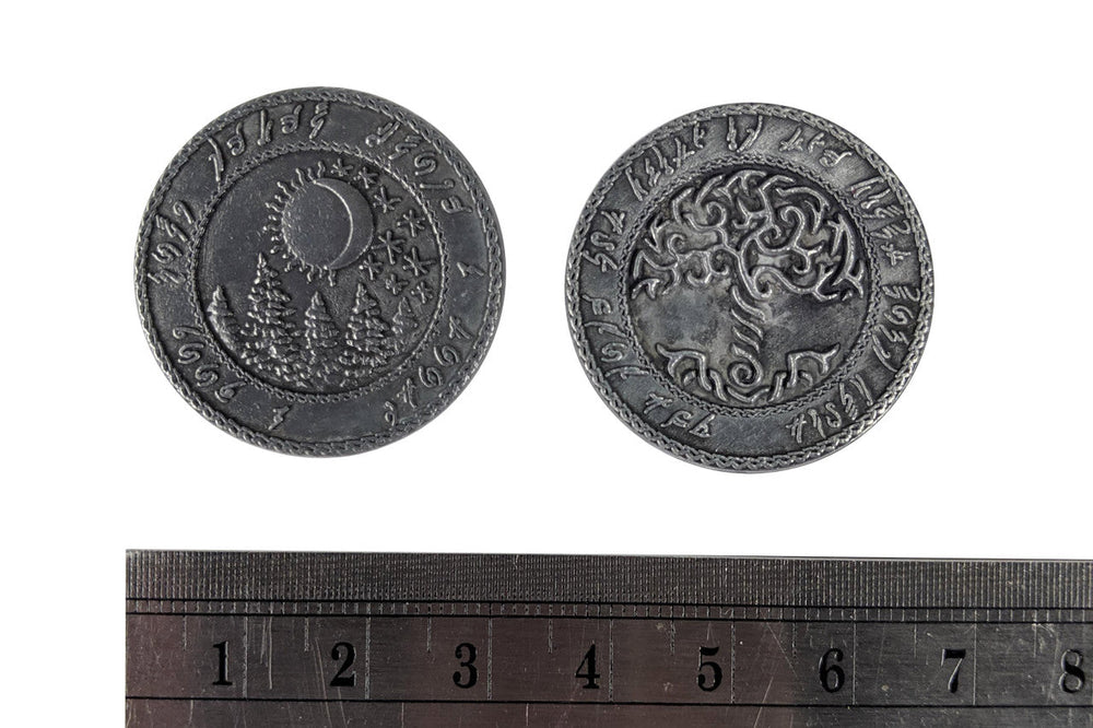 Fantasy Coins - Elven Silver Piece (ONLINE ORDER ONLY)