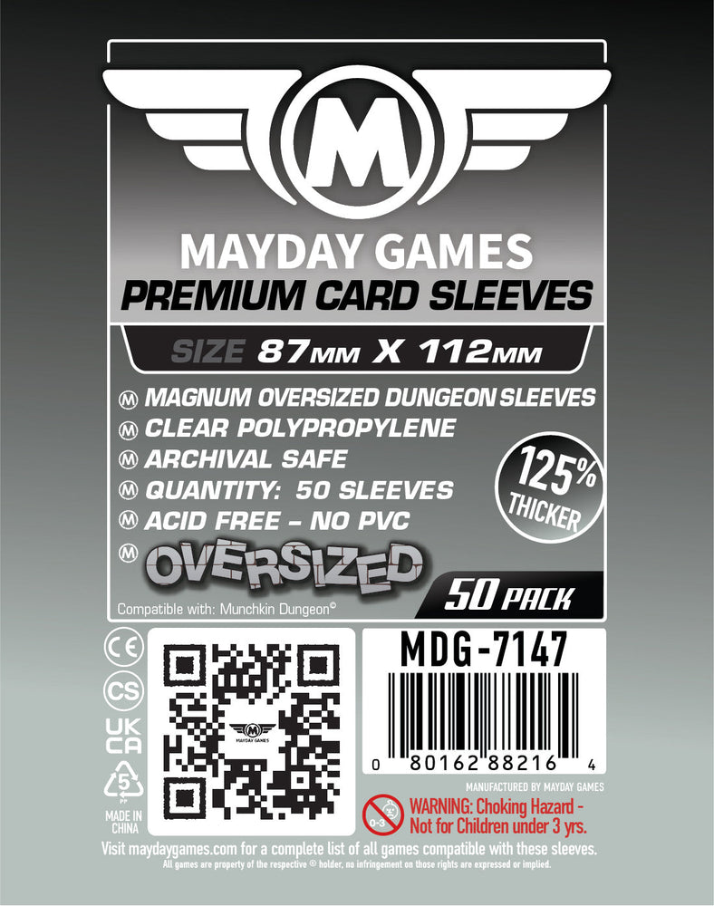 "Munchkin Dungeon" Compatible Sleeves Magnum Oversized (87x112mm) (ONLINE ORDER ONLY)