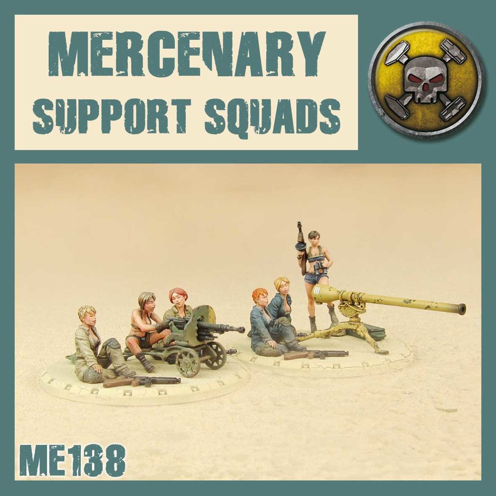 DUST 1947: Mercenary Support Weapons (ONLINE ORDER ONLY)