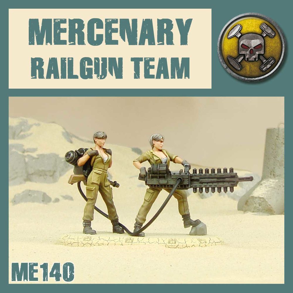 DUST 1947: Mercenary Railgun Duo (ONLINE ORDER ONLY)