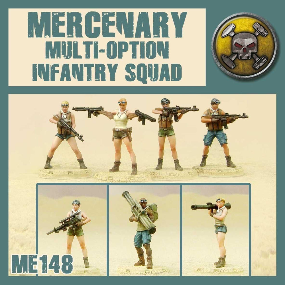 DUST 1947: Mercenary Multi-Option Infantry Squad (ONLINE ORDER ONLY)