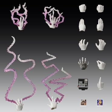 MediCos: JoJo's Bizarre Adventure - Chozokado Joseph Joestar and Iggy Action Figure (ONLINE ORDER ONLY)