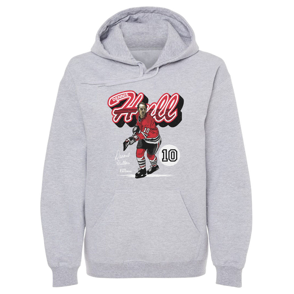Dennis Hull Chicago Retro Script WHT (ONLINE ORDER ONLY)